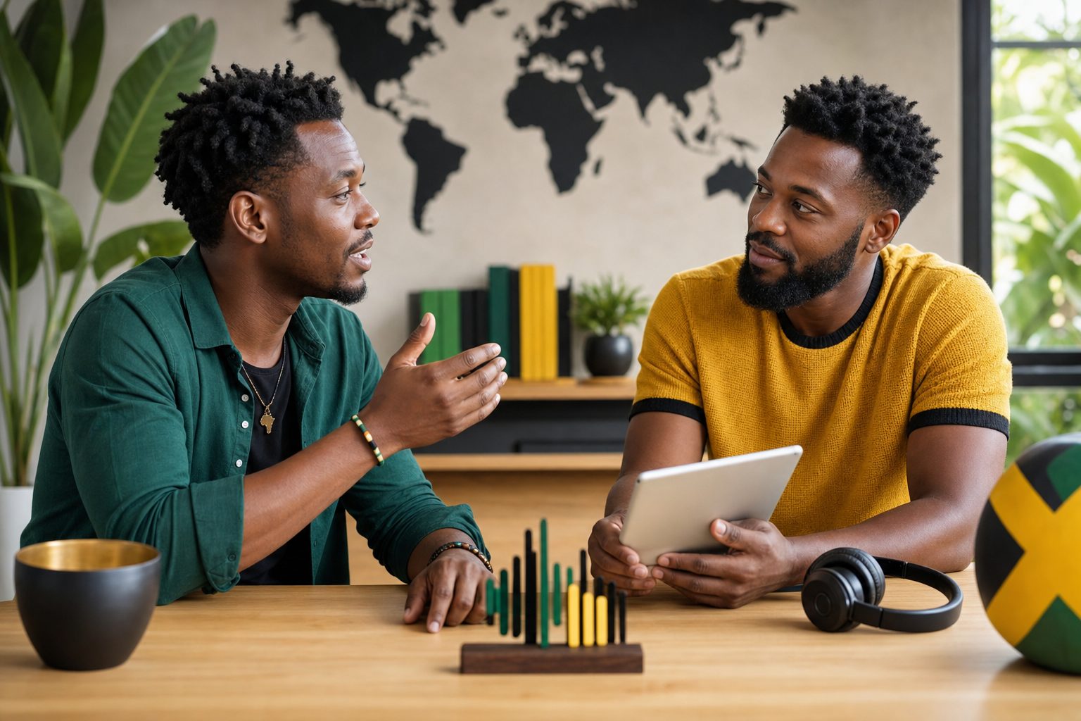 how-to-speak-jamaican-translator-e905 Jamaican translator app on a phone with speech bubbles