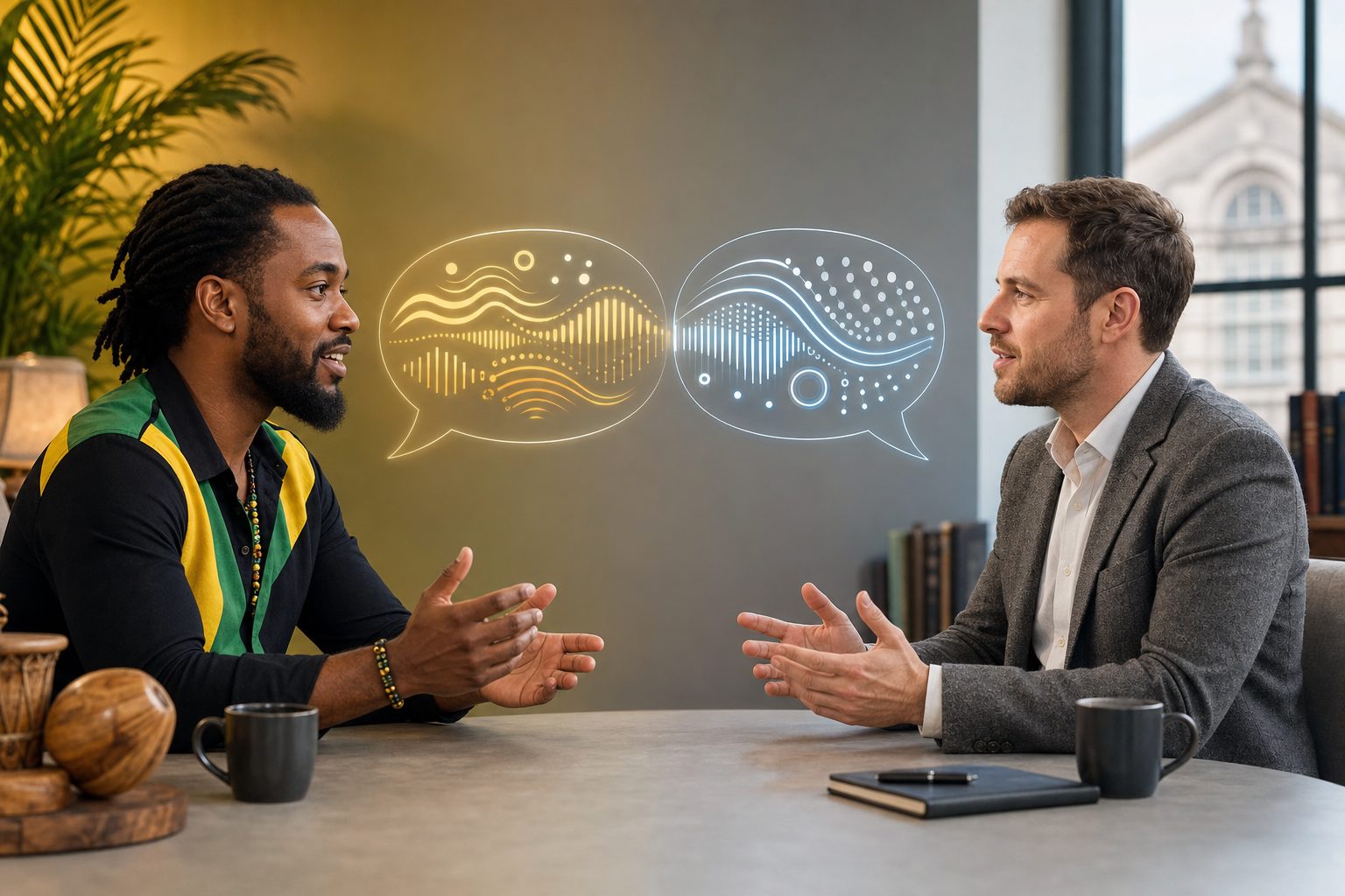jamaican-patois-vs-english-e901 Jamaican patois and English words shown side by side in a cultural language comparison